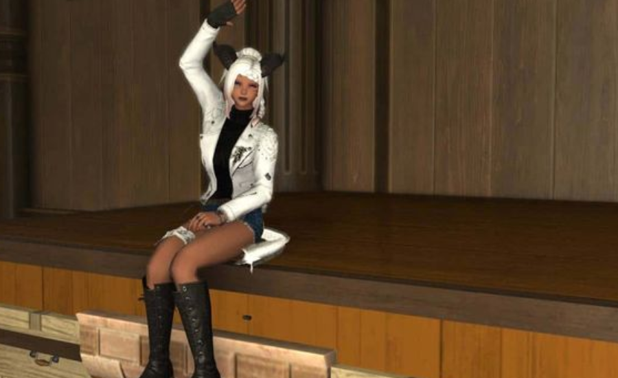 ffxiv sit on ledge emote